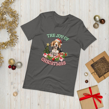 Christmas Beagle Dog T-Shirt - High Quality Festive Unisex T-Shirt, Gift for Beagle Owner, Gift for Doglovers, Cute Xmas Dog Tee - Everything Pixel