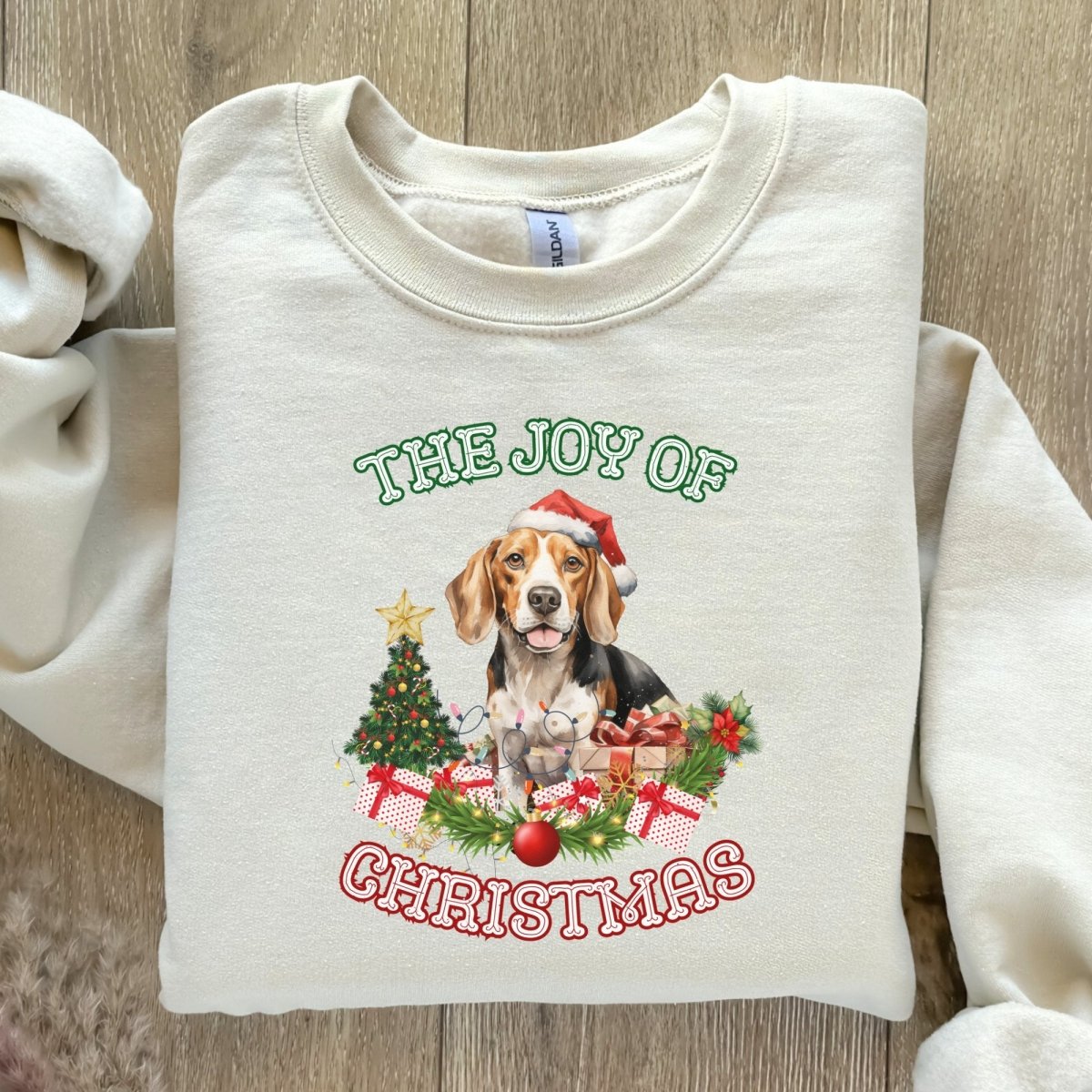 Christmas Beagle Pullover - High Quality Festive Unisex Sweater, Gift for Beagle Owner, Gift for Doglovers, Cute Xmas Dog Sweatshirt - Everything Pixel