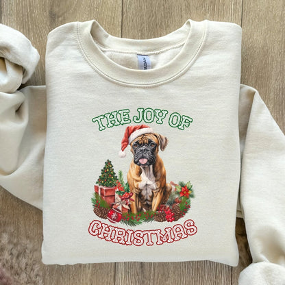 Christmas Boxer Pullover - High Quality Festive Unisex Sweater, Gift for Boxer Owner, Gift for Doglovers, Funny Xmas Sweater, Cute Xmas Dog - Everything Pixel