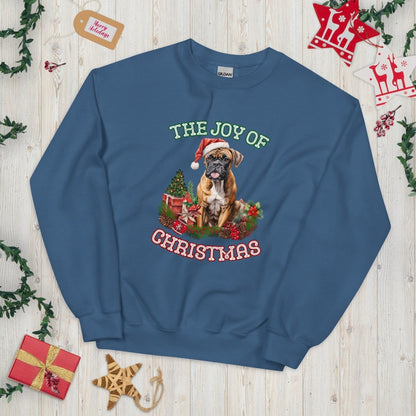 Christmas Boxer Pullover - High Quality Festive Unisex Sweater, Gift for Boxer Owner, Gift for Doglovers, Funny Xmas Sweater, Cute Xmas Dog - Everything Pixel