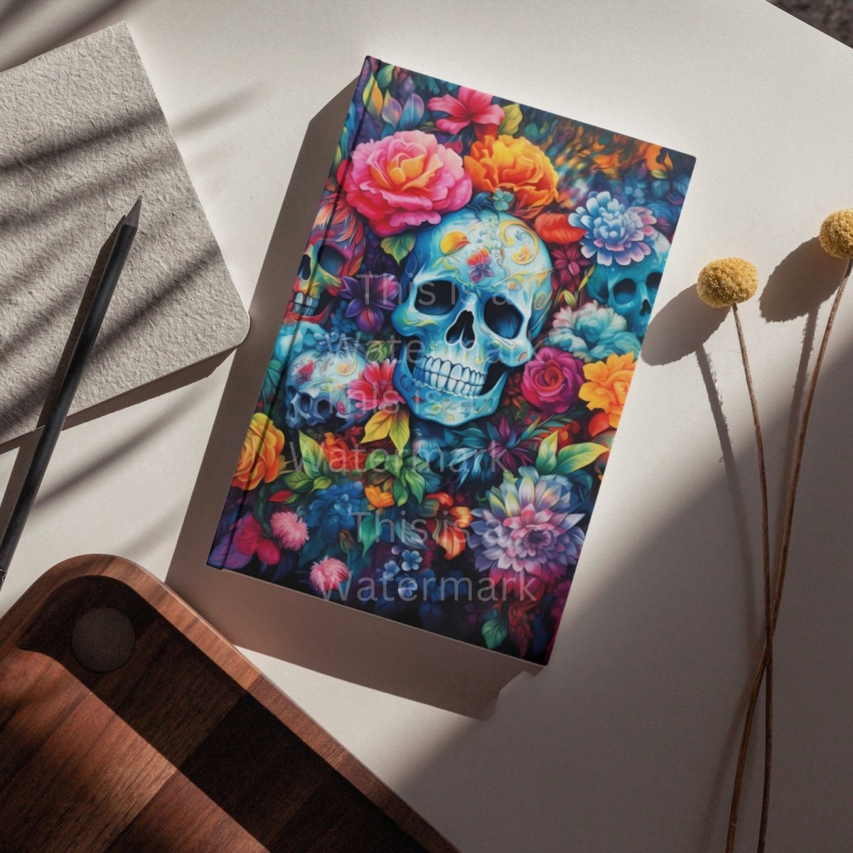 Colorful Floral Skull JPGs Clip Art Bundle for Tumbler Sublimation Card Making Cinco de Mayo Clipart Scrapbook Paper Craft T-Shirt Design - Everything Pixel