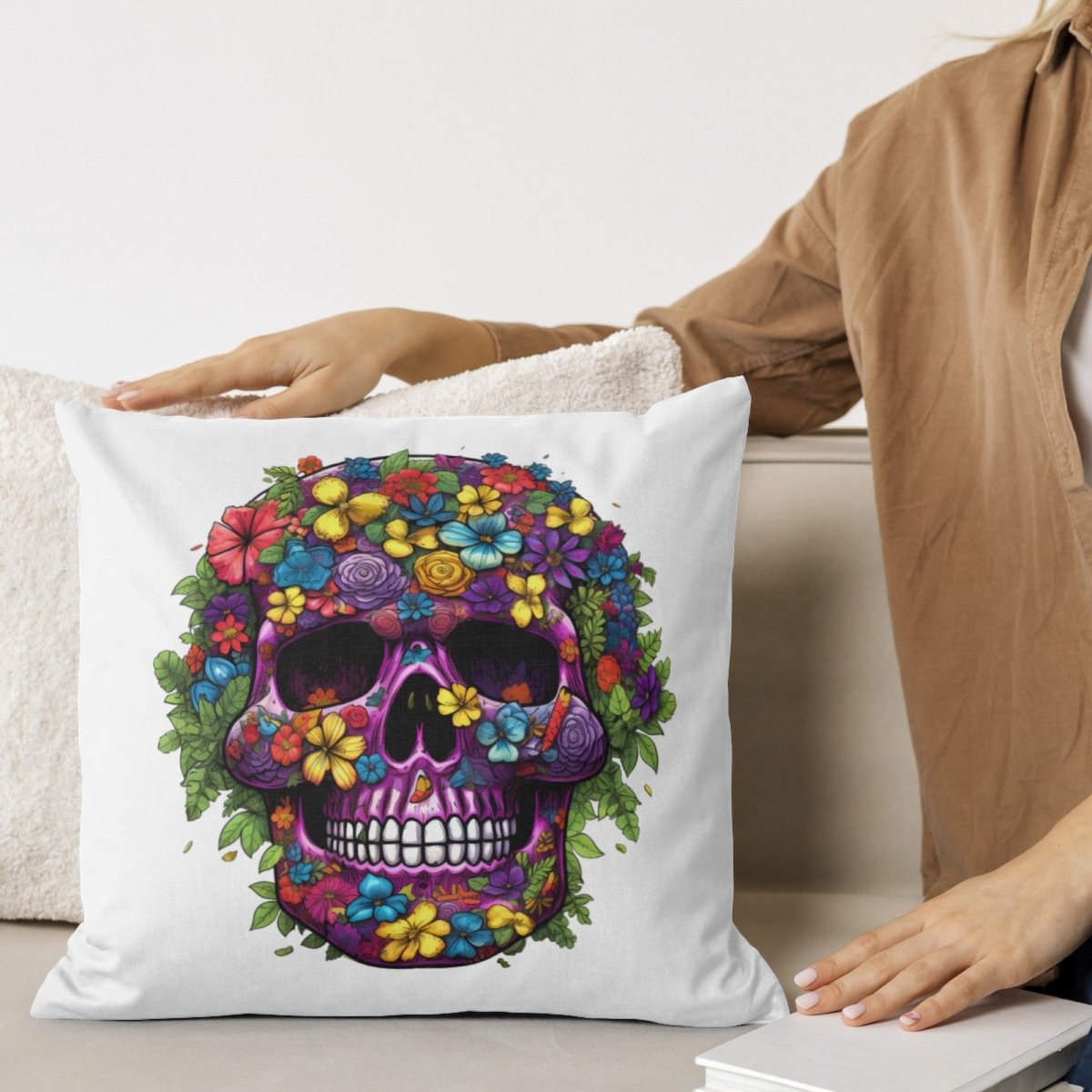 Colorful Skull with Flowers PNG Clip Art Bundle Sublimation Tumbler Design Sticker Graphic Card Making Shirt Design Cinco de Mayo Clipart - Everything Pixel