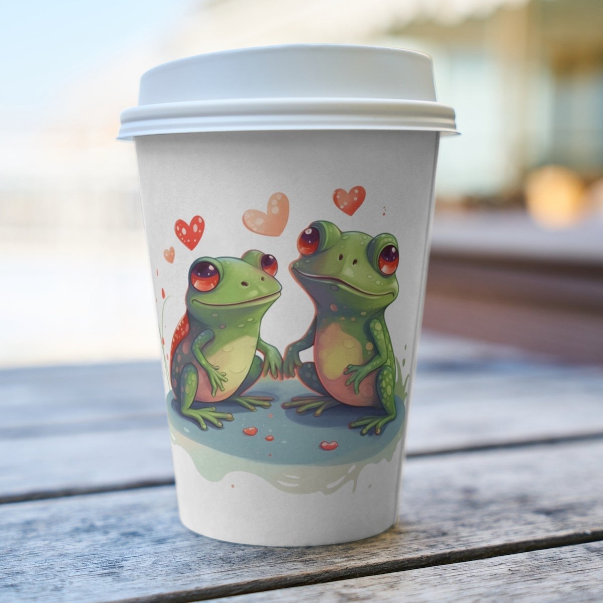 Cute Frogs in Love PNG Clip Art Bundle for Sublimation Tumbler Card Making Clipart Scrapbook Paper Craft T-Shirt Design Nursery Art Funny - Everything Pixel