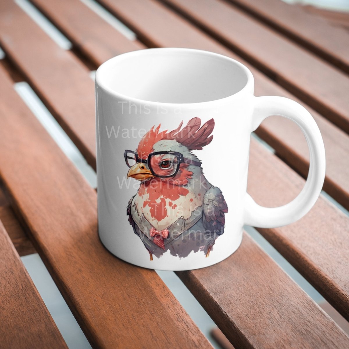 Funny Chicken with Glasses 6x PNG Clip Art Bundle Sublimation & Clipart Print on Shirts Mugs Cards Wall Art Paper Crafting Children Clipart - Everything Pixel