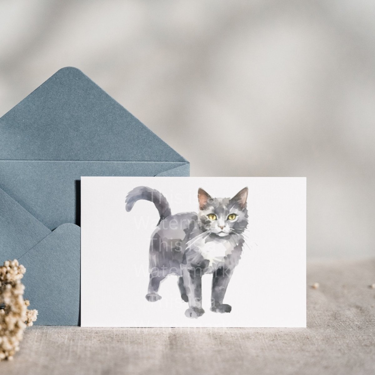Grey Cat 6x PNG Clip Art Bundle Sublimation Design Nursery Art Card Crafting T-Shirt Cat Lover Clipart Mug Design Kawaii Kitten Witch Cat - Everything Pixel