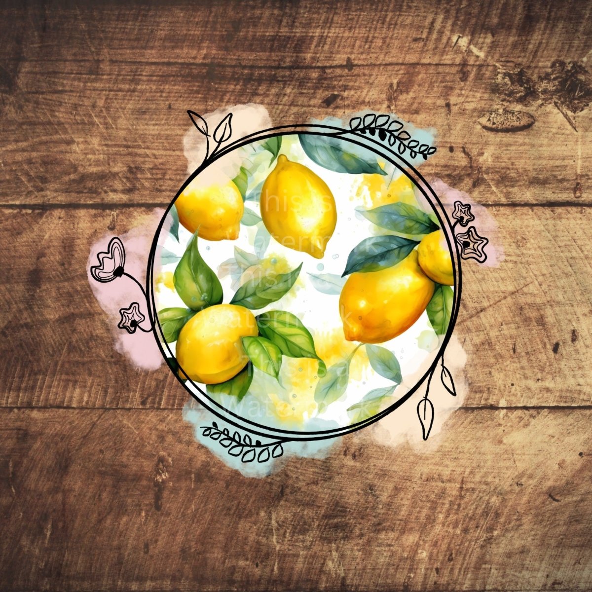 Lemon Citrus Fruit Watercolor Clipart 8 High Quality JPGs Bundle Tumbler Design Card Making Clip Art Digital Paper Craft Fruit Sublimation - Everything Pixel