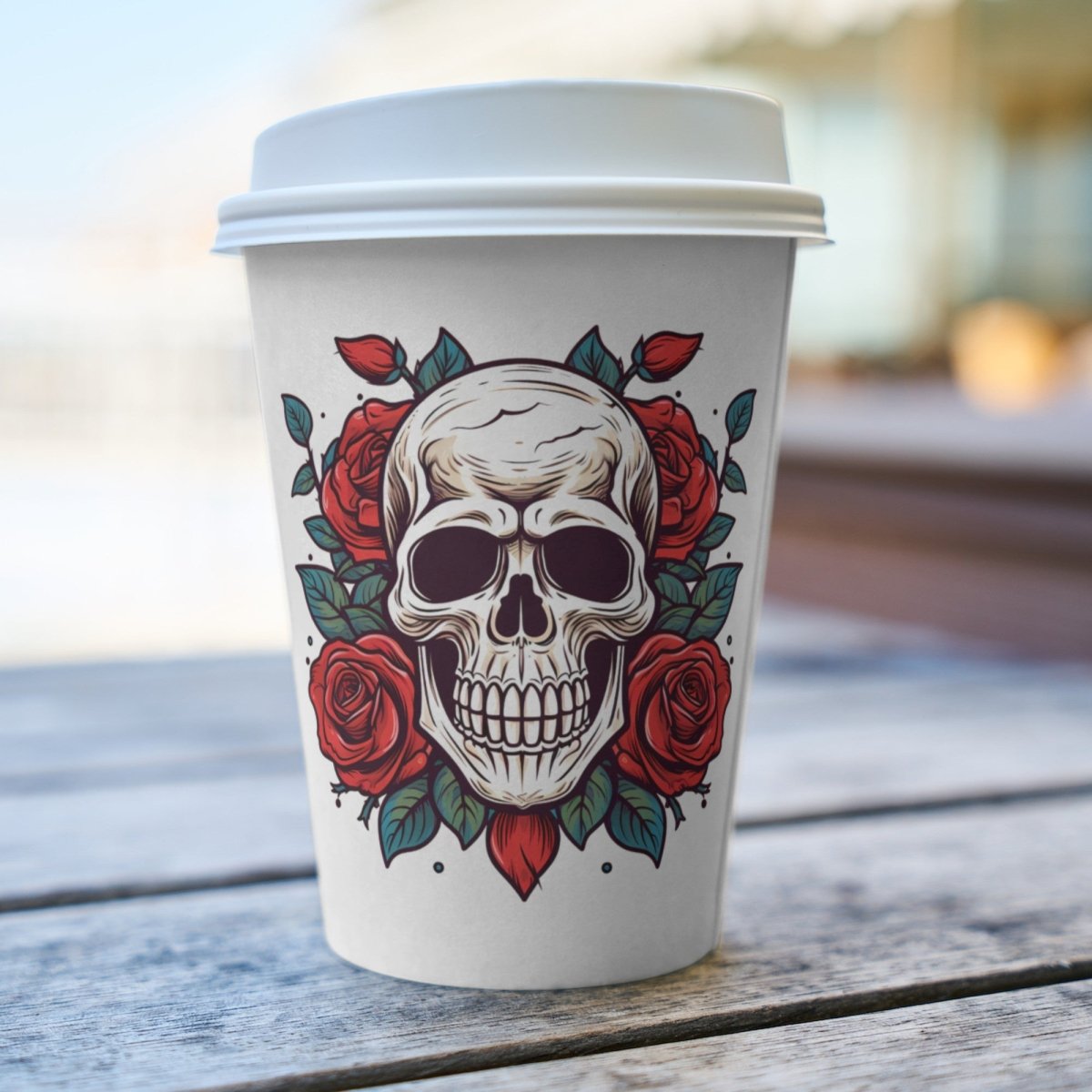 Skull and Roses PNG Clip Art Bundle Sublimation Tumbler Design Sticker Graphic Card Making T-Shirt Design Halloween Clipart Gothic Art - Everything Pixel