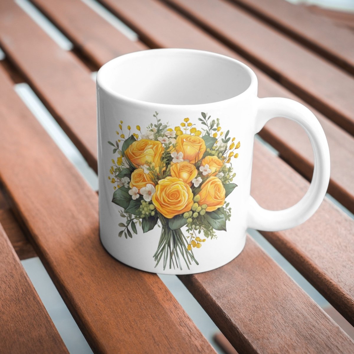 Yellow Rose Bouquet PNG Bundle for Sublimation Clipart Bundle Transparent Background Wedding Clipart Mug Digital Download Commercial Use - Everything Pixel